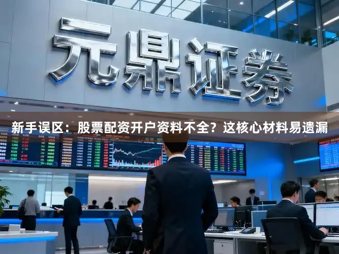 新手误区：股票配资开户资料不全？这核心材料易遗漏