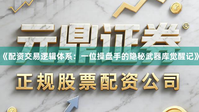 《配资交易逻辑体系：一位操盘手的隐秘武器库觉醒记》