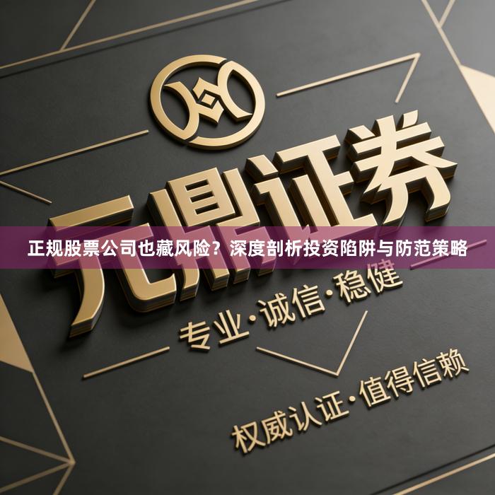 正规股票公司也藏风险？深度剖析投资陷阱与防范策略