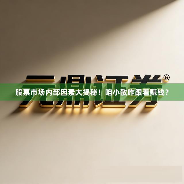 股票市场内部因素大揭秘！咱小散咋跟着赚钱？